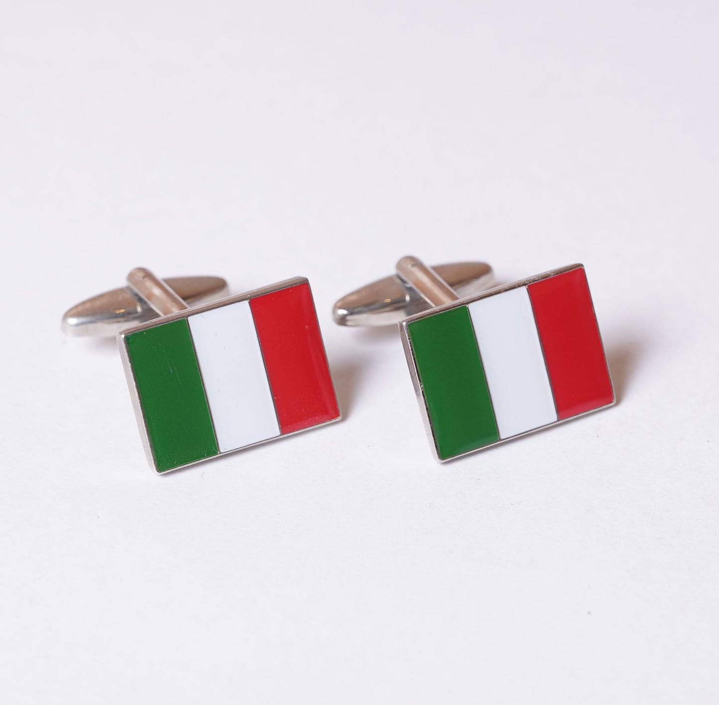 elizabeth parker / スクエア イタリア国旗 カフリンクス