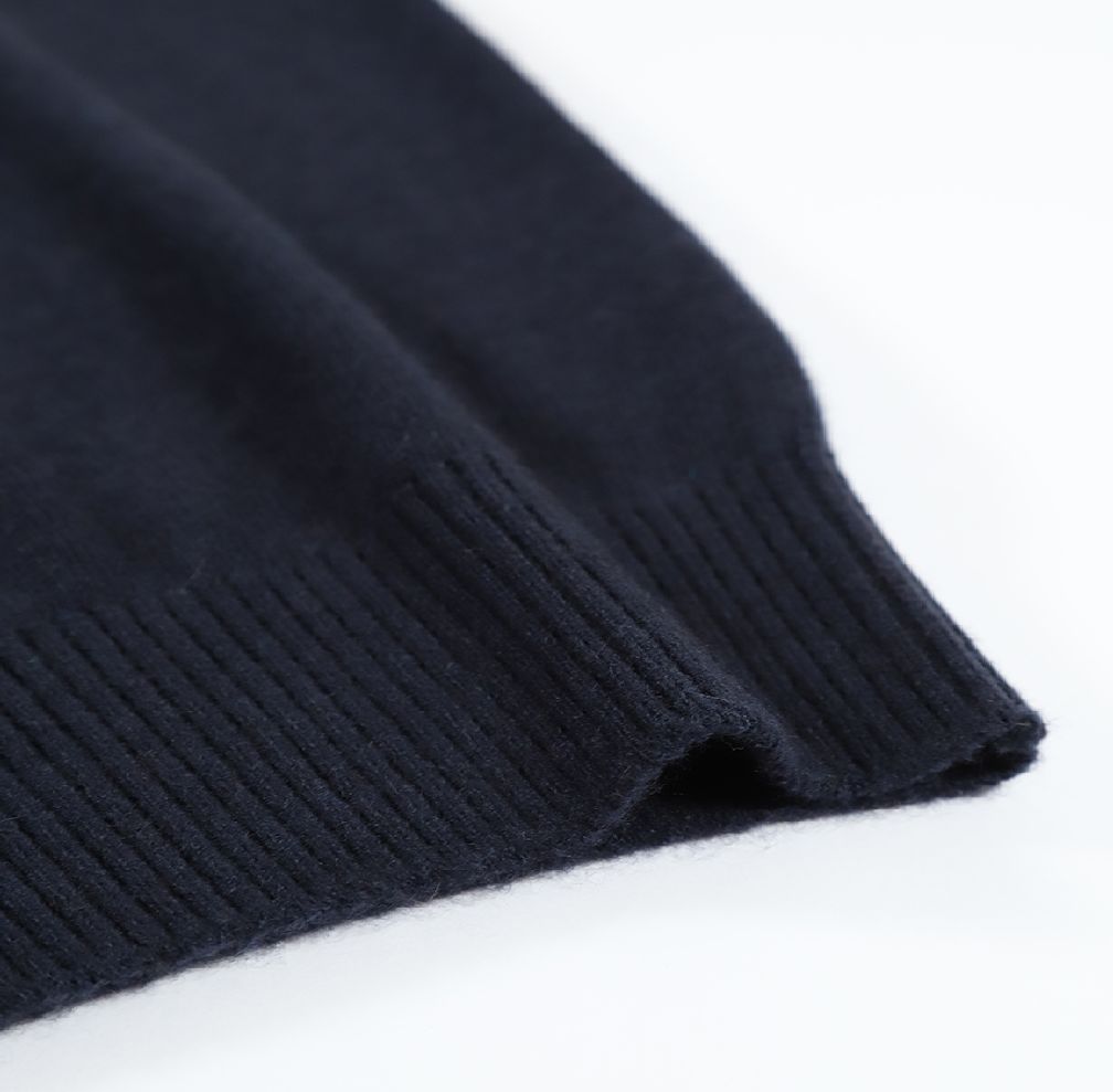 GIM / MONGOLIAN CASHMERE Turtle Neck Knit 【ネイビー】