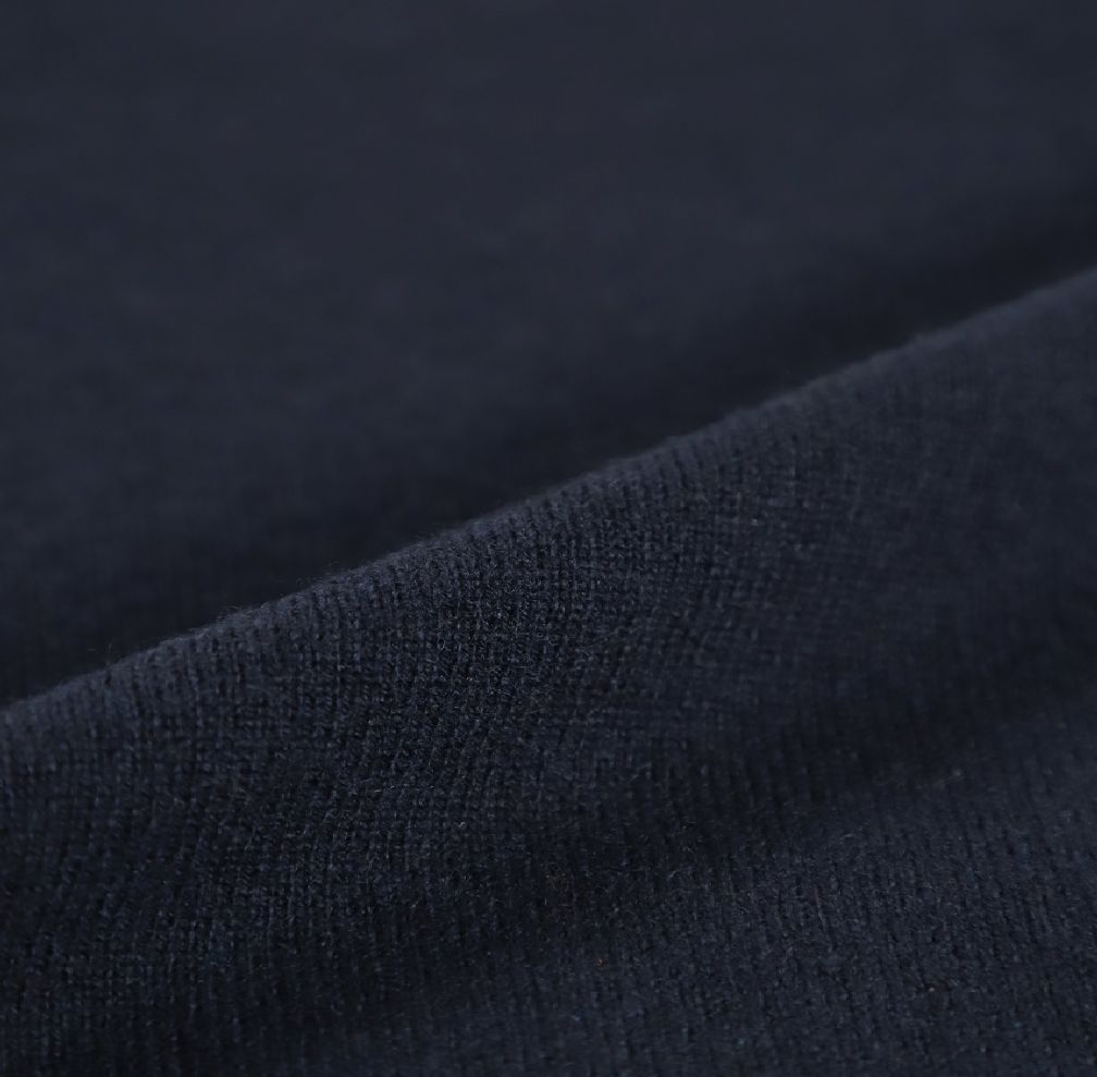 GIM / MONGOLIAN CASHMERE Crew Neck Knit 【ネイビー】
